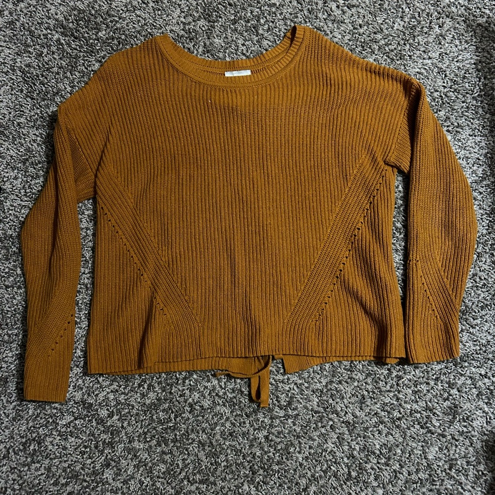 lucky brand cropped sweater